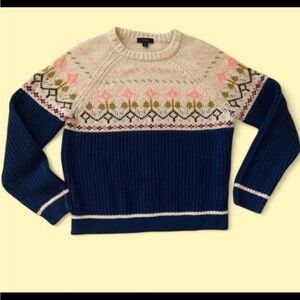 🛑SOLD 🛑 J. Crew Fair Isle Sweater Size M